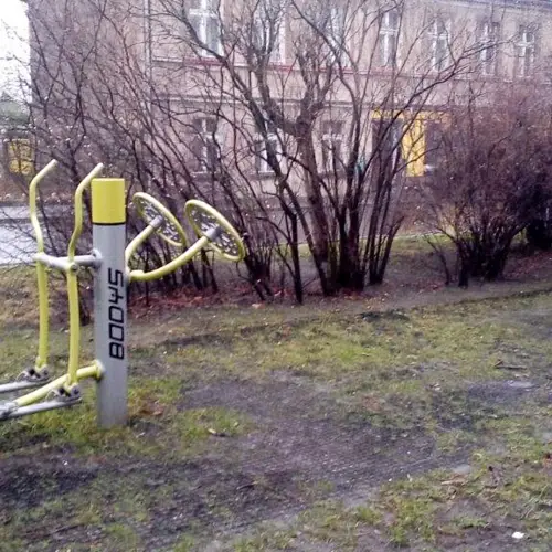 Urządzenia do ćwiczeń plenenerowych fitness na Plantach Jana Pawła II w Rawiczu | fot. 1