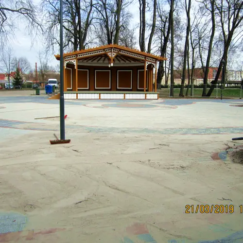 Renowacja muszli koncertowej przy Domu Kultury w Rawiczu
