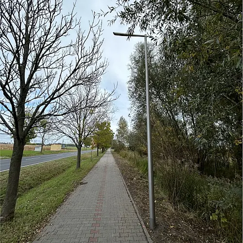 Budowa oświetlenia ścieżki pieszo - rowerowej Rawicz - Sarnowa