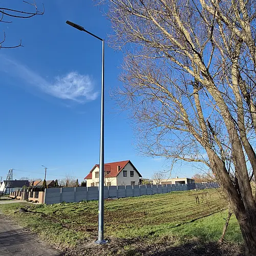 Budowa oświetlenia ulicznego w Łąkcie