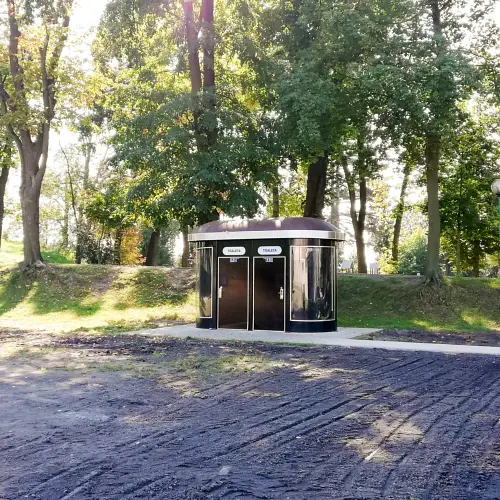 Toaleta na targowisku przy ul. Marcinkowskiego w Rawiczu